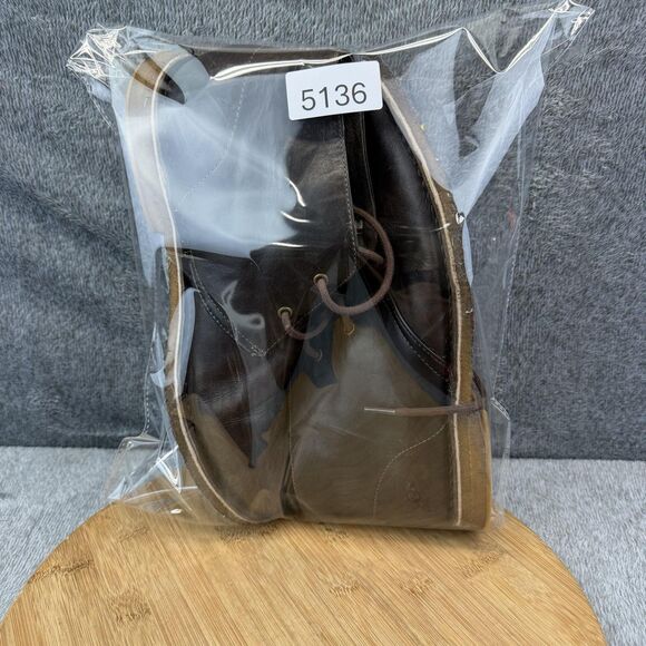 UGG Shoes Mens Size 10.5 Brown Leather Chukka Casual Sneakers Lace Up 3275 main image 8